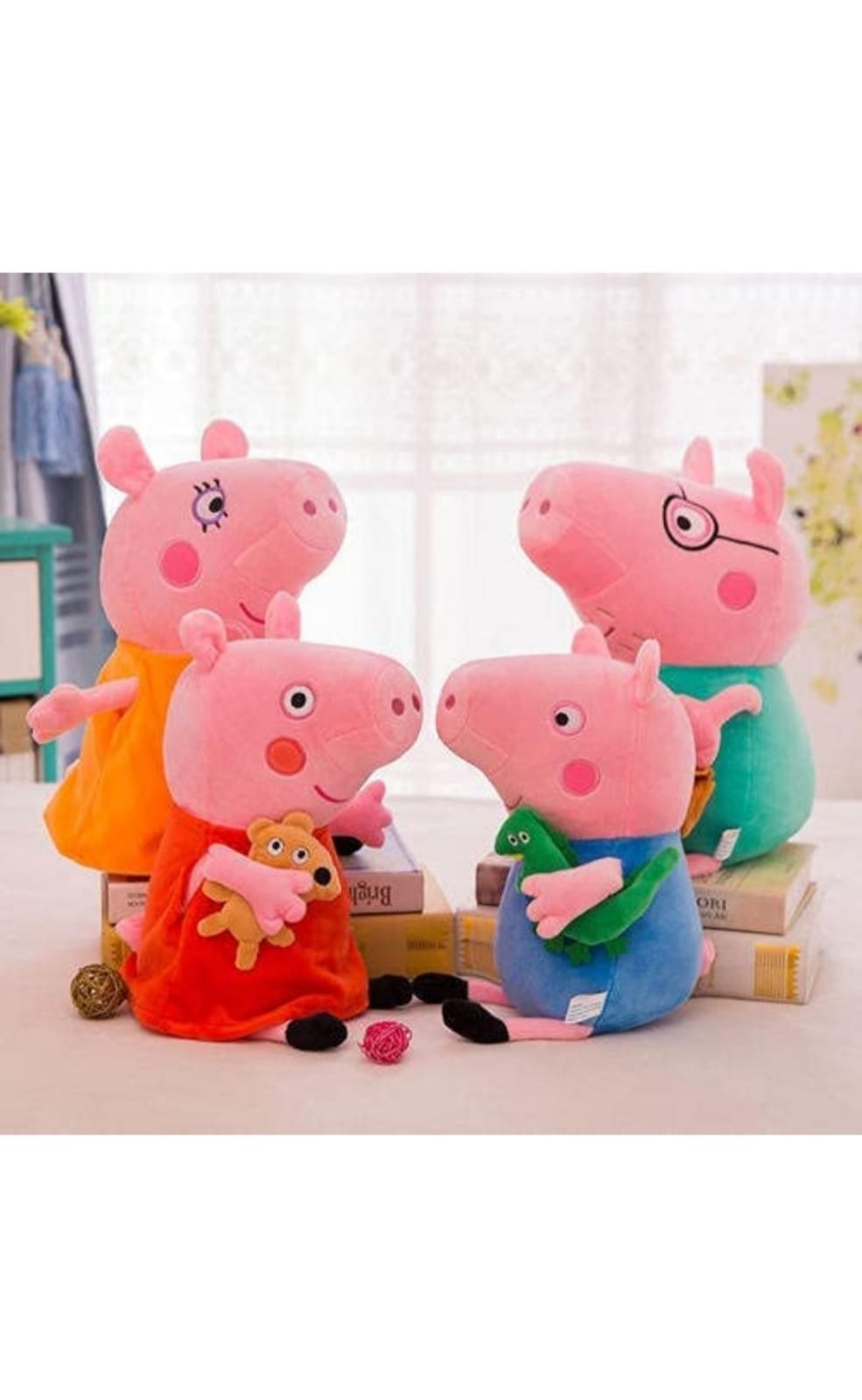 Peppa pig shop soft toy set